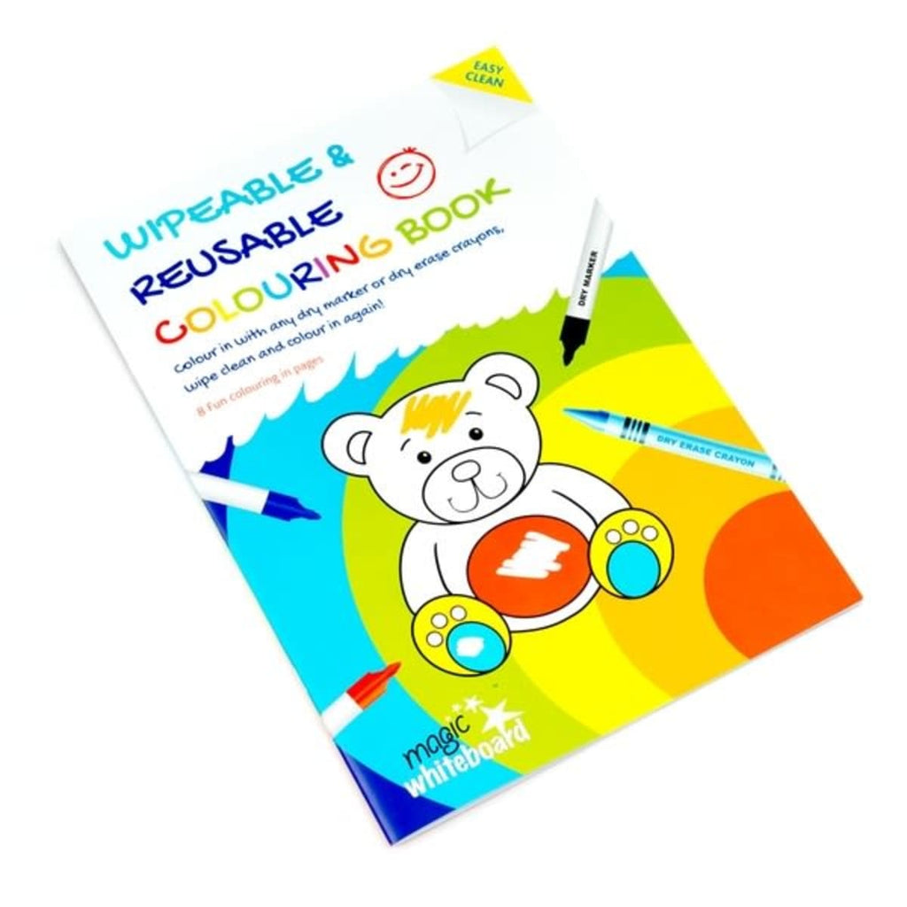 A4 Children's Wipeable & Reusable Colouring Book